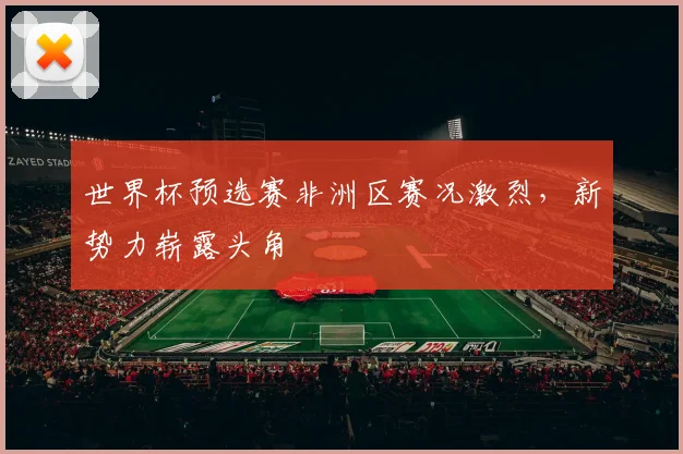 世界杯预选赛非洲区赛况激烈,新势力崭露头角