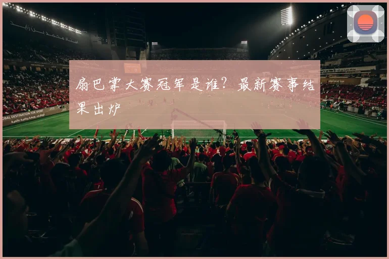 扇巴掌大赛冠军是谁?最新赛事结果出炉